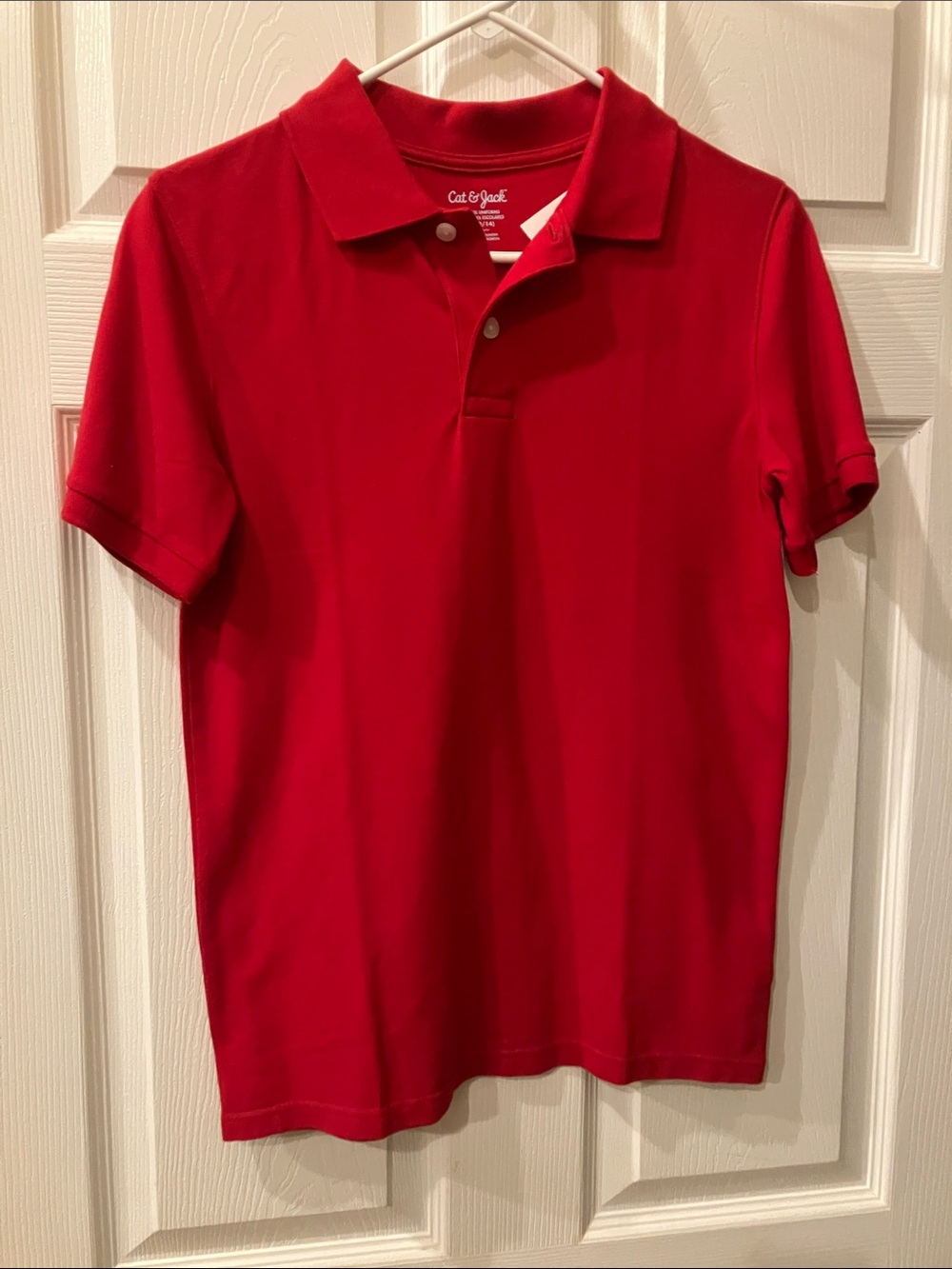 Cat & Jack Men's Red Polo Shirt